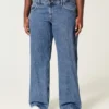 Curvy Low-Rise Medium Wash Baggy Jeans Curvy Low-Rise Medium Wash Baggy Jeans