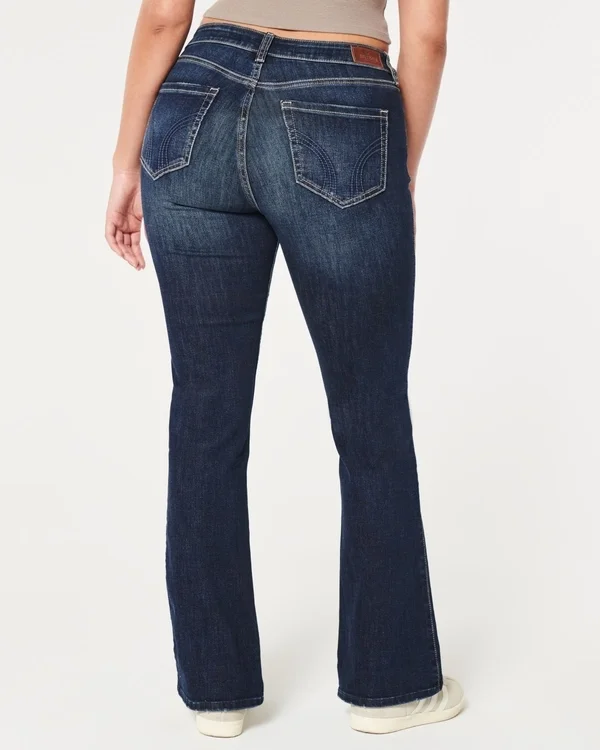 Curvy Mid-Rise Dark Wash Boot Jeans Curvy Mid-Rise Dark Wash Boot Jeans