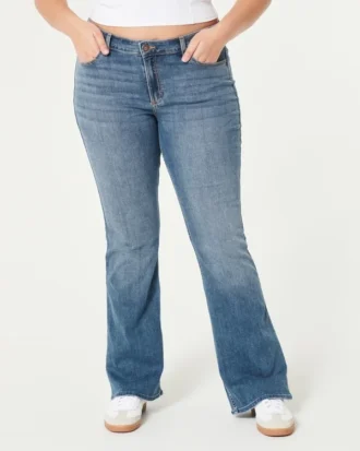 Curvy Mid-Rise Medium Wash Boot Jeans
