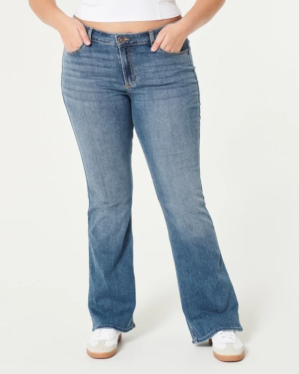 Curvy Mid-Rise Medium Wash Boot Jeans Curvy Mid-Rise Medium Wash Boot Jeans