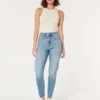 Curvy Ultra High-Rise Medium Wash Mom Jeans
