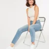 Curvy Ultra High-Rise Medium Wash Mom Jeans