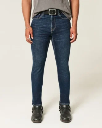 Dark Wash Athletic Skinny Jeans