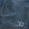 Dark Wash Logo Embroidery Super Baggy Jeans Dark Wash Logo Embroidery Super Baggy Jeans