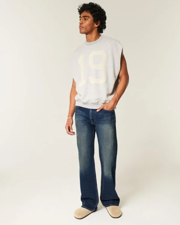 Dark Wash Relaxed Bootcut Jeans Dark Wash Relaxed Bootcut Jeans