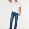 Dark Wash Slim Straight Jeans Dark Wash Slim Straight Jeans
