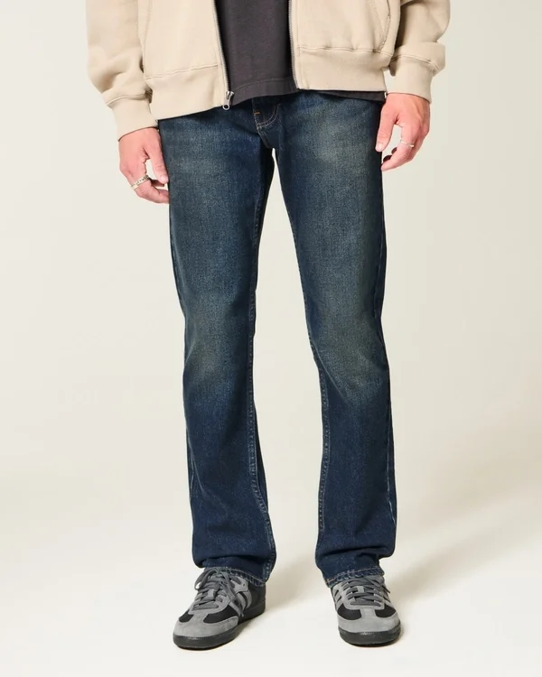 Dark Wash Slim Straight Jeans Dark Wash Slim Straight Jeans