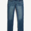 Dark Wash Slim Straight Jeans Dark Wash Slim Straight Jeans