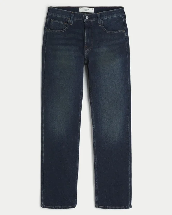 Dark Wash Slim Straight Jeans Dark Wash Slim Straight Jeans