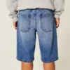 Dark Wash Super Baggy Denim Shorts