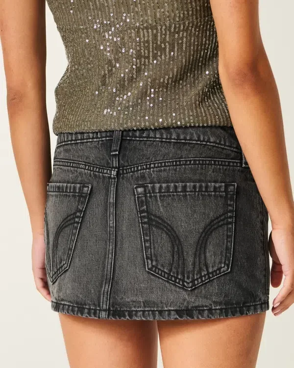 Denim Micro Mini Skort Denim Micro Mini Skort