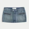 Denim Micro Mini Skort Denim Micro Mini Skort