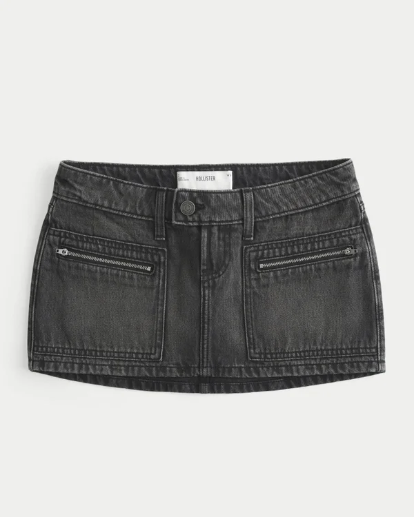 Denim Micro Mini Skort Denim Micro Mini Skort