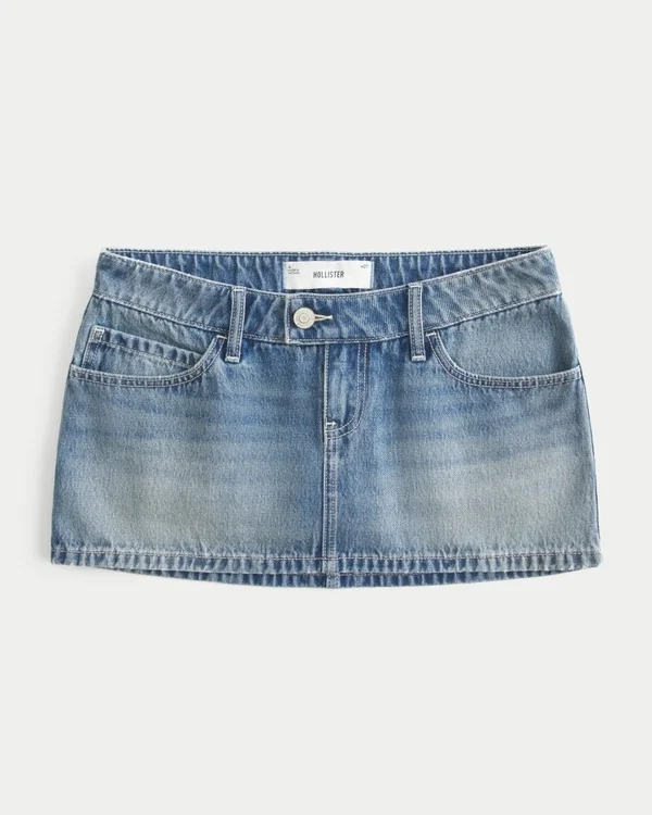 Denim Micro Mini Skort Denim Micro Mini Skort