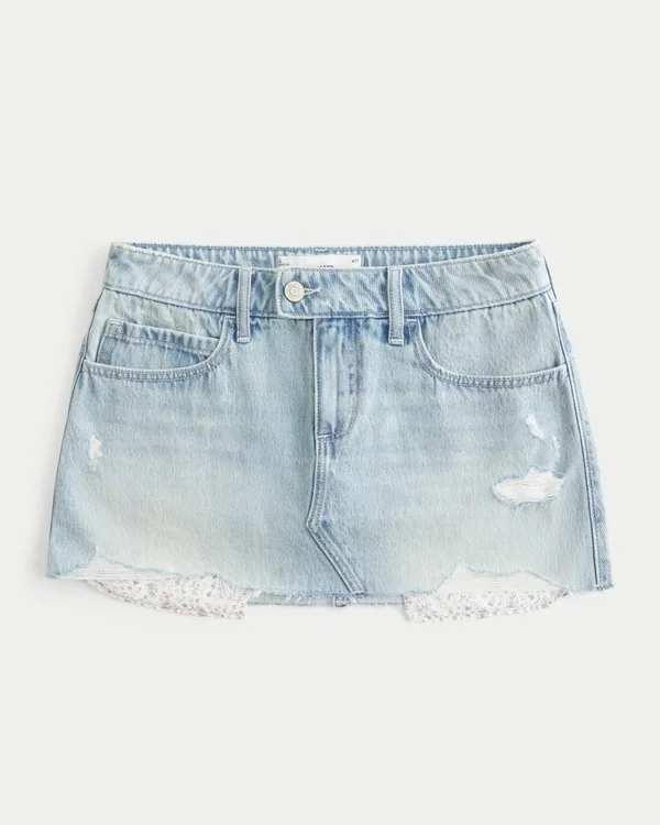 Denim Mini Skort Denim Mini Skort
