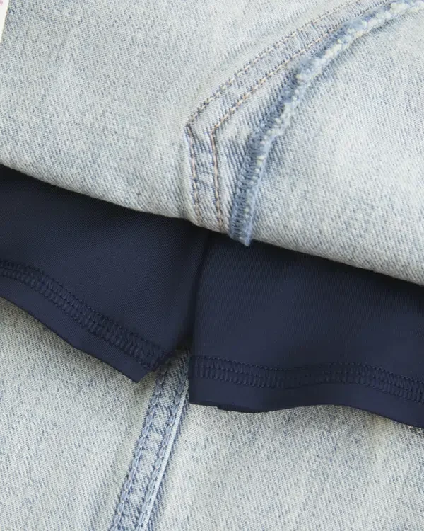 Denim Mini Skort Denim Mini Skort