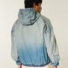 Denim Zip-Up Skater Jacket