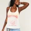 Desert Sound Graphic Braided Racerback Tank