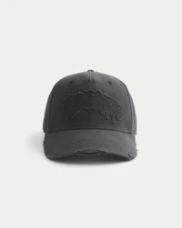 Distressed Applique Baseball Hat