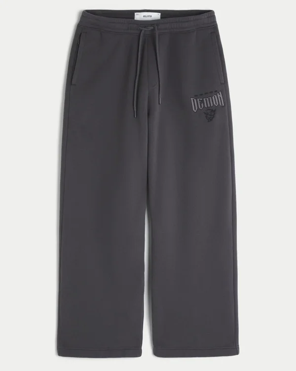 Dodge Demon Graphic Super Baggy Sweatpants Dodge Demon Graphic Super Baggy Sweatpants