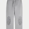 Double Snake Graphic Baggy Sweatpants Double Snake Graphic Baggy Sweatpants