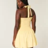 Drop Waist Halter Mini Dress