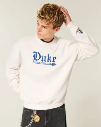 Duke University Blue Devils Graphic Crew Sweatshirt