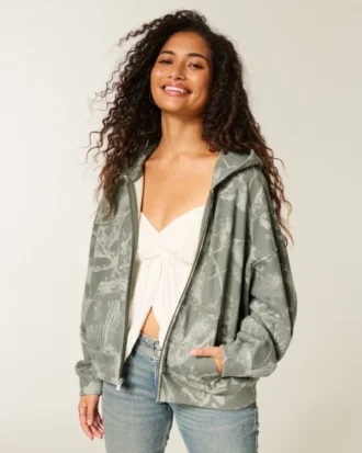 Easiest Zip-Up Camo Hoodie