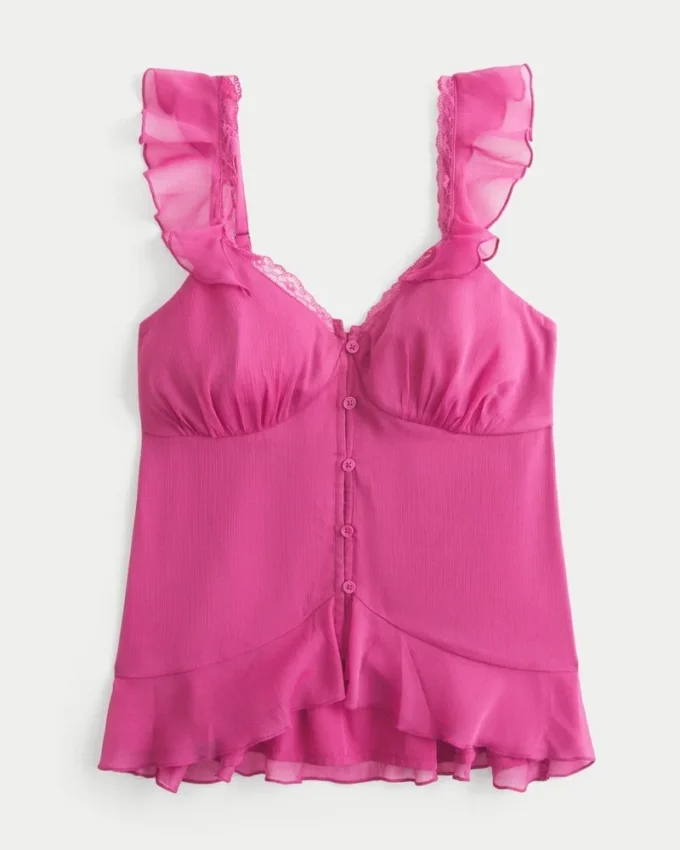 Easy Chiffon Babydoll Top Easy Chiffon Babydoll Top