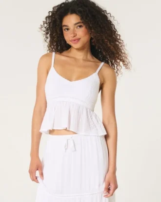 Easy Crochet-Style Babydoll Top