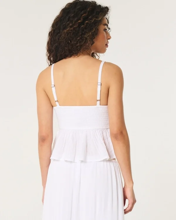 Easy Crochet-Style Babydoll Top Easy Crochet-Style Babydoll Top