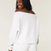 Easy Double Off-the-Shoulder Sweatshirt