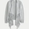 Easy Fringe No-Close Cardigan