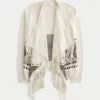 Easy Fringe No-Close Cardigan