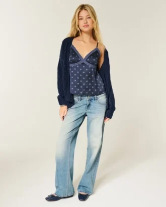 Easy Lace-Trim Satin Cami