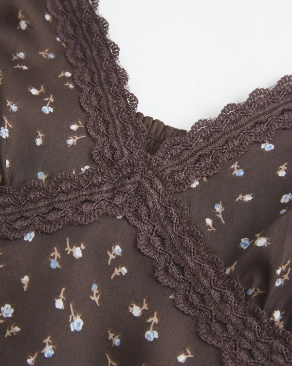 Easy Lace-Trim Satin Cami Easy Lace-Trim Satin Cami