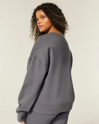 Easy Logo Graphic Crew Sweatshirt