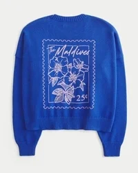 Easy Maldives Graphic Crew Sweater