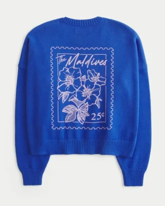 Easy Maldives Graphic Crew Sweater