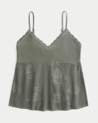 Easy Needlepoint-Style Halter Babydoll Cami