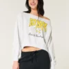 Easy Off-the-Shoulder Iowa Hawkeyes Graphic Sweatshirt
