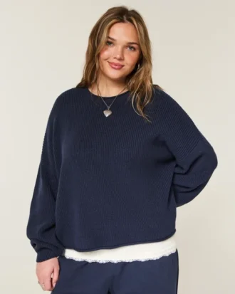 Easy Rollneck Crew Sweater