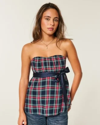 Easy Strapless Babydoll Top