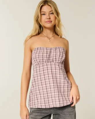 Easy Strapless Babydoll Top