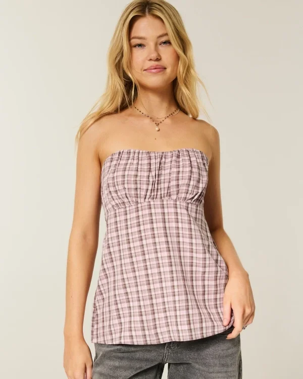Easy Strapless Babydoll Top Easy Strapless Babydoll Top