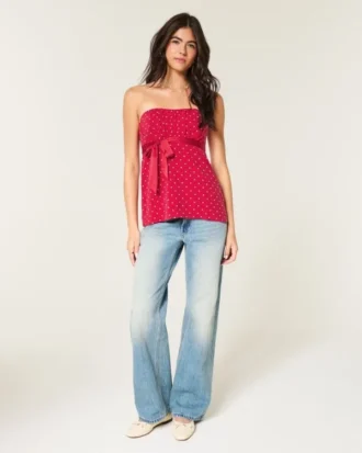 Easy Strapless Babydoll Top