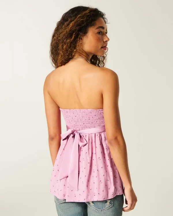 Easy Strapless Babydoll Top Easy Strapless Babydoll Top