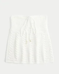 Easy Strapless Crochet-Style Babydoll Top