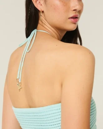 Easy Strapless Crochet-Style Babydoll Top