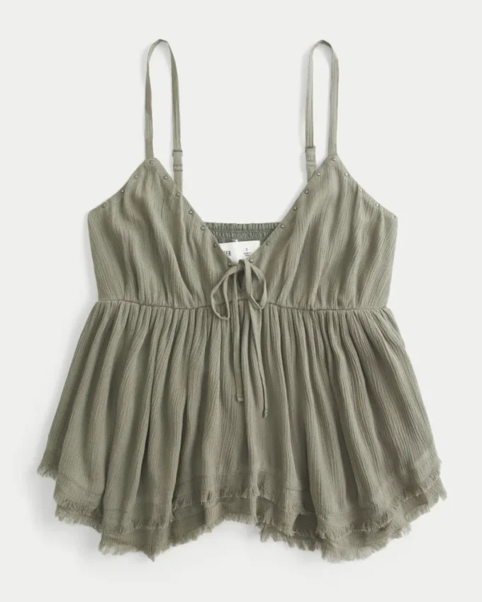 Easy Studded Babydoll Top Easy Studded Babydoll Top